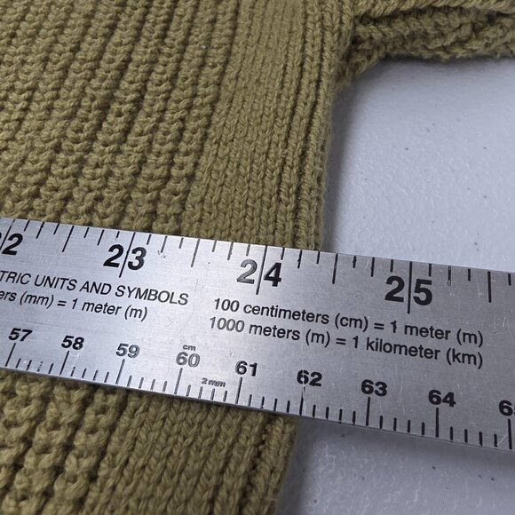 Ava & Viv Sweater Womens 3X Sage Green Half Zip Collared Knit Pullover Ring Pull - Picture 8 of 9